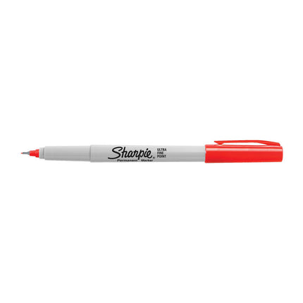 SHARPIE Ultra Fine Point Permanent Marker Red Box of 12.