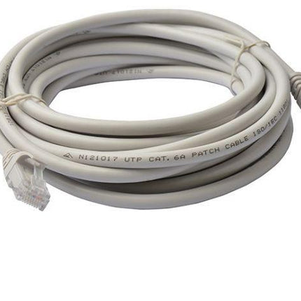 8WARE Cat6a UTP Ethernet Cable 20m Snagless Grey.