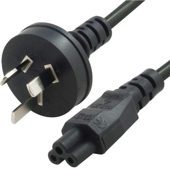 8WARE Power Cable 3m 3-Pin AU to IEC C5 Male to Female.