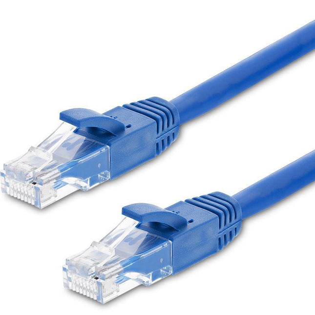 ASTROTEK CAT6 Cable 0.5m/50cm - Blue Color Premium RJ45 Ethernet Network LAN UTP Patch Cord 26AWG.