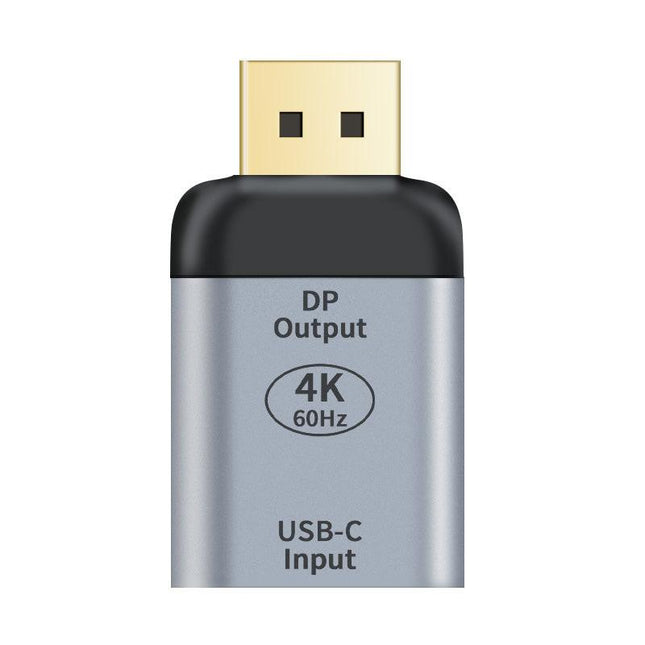 ASTROTEK USB-C to DP DisplayPort Female to Male Adapter support 4K@60Hz Aluminum shell Gold plating for Windows Android Mac OS.