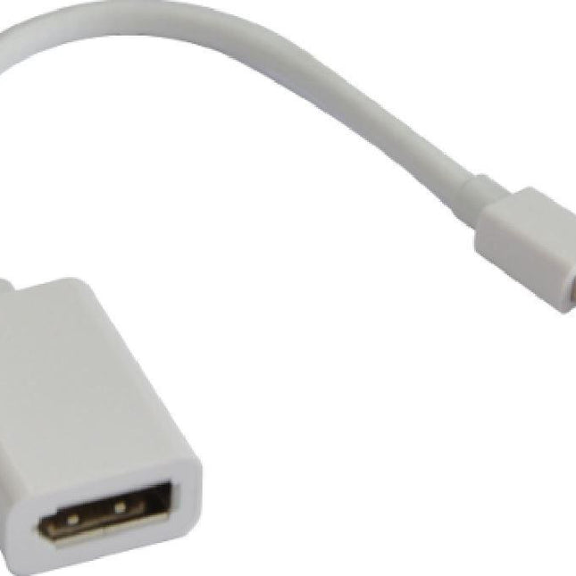 ASTROTEK Mini DisplayPort DP to DisplayPort DP Adapter Converter - 20 pins Male to Female Nickle Plated RoHS.