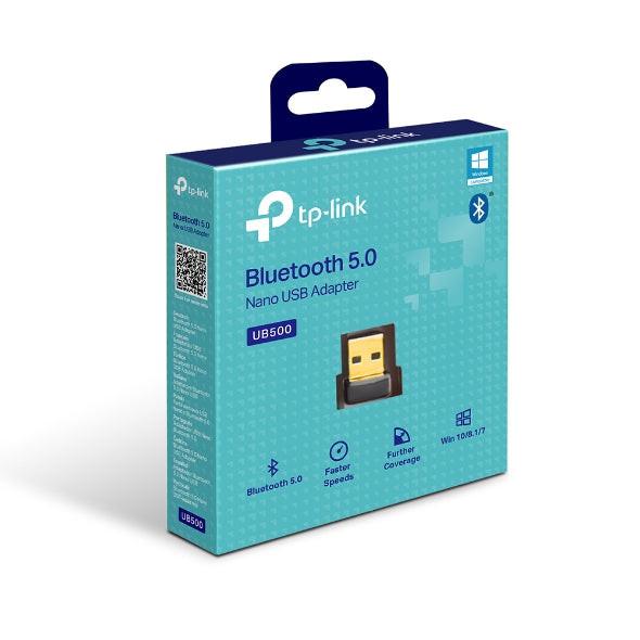 TP-LINK UB500 Bluetooth 5.0 Nano USB 2.0 Adapter, Add Bluetooth To Your Devices, Wireless Connectivity, Windows 10/8.1/7, Plug and Play.