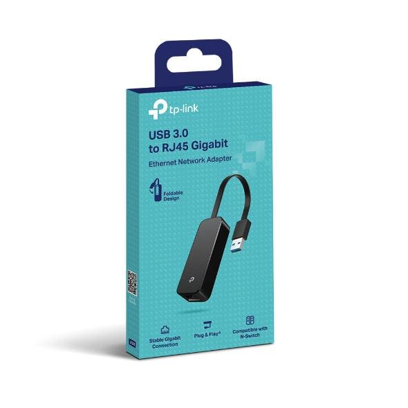 TP-LINK UE306 USB 3.0 to Gigabit Ethernet Network Adapter, Foldable and Portable, Suitable for Ultrabook, Nintendo Switch, Linux, Windows 10/8.1.