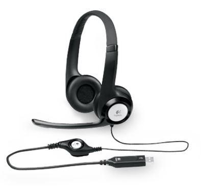 Logitech H390 USB Headset Adjustable,USB,2 Years Noise cancelling mic In-line audio controls.