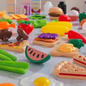 Tasty Treats Play Food Set for kids (115 pcs).