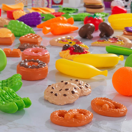 Tasty Treats Play Food Set for kids (115 pcs).