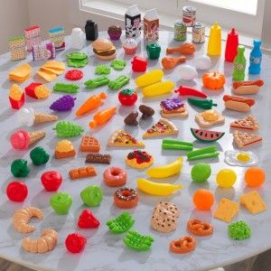 Tasty Treats Play Food Set for kids (115 pcs).