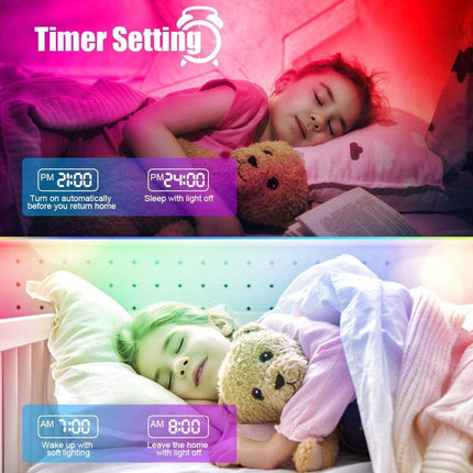 12M LED Strip Lights Rope Light for Bedroom and Home (5050 Lights Strip App with Remote Control).