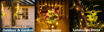200 Waterproof LED Solar Fairy Light Outdoor with 8 Lighting Modes for Home,Garden and Decoration.