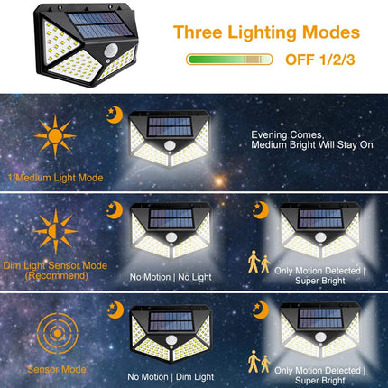 100 Waterproof LED Solar Fairy Light Outdoor with 8 Lighting Modes for Home,Garden and Decoration (4 pack).