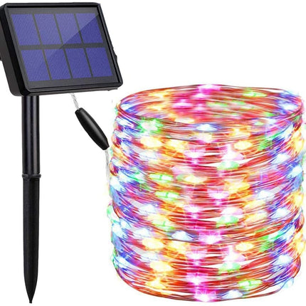 20m 200 LED Solar Powered Outdoor Lights with 8 Lighting Modes and Waterproof for Home,Garden and Decoration.