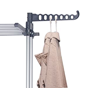3 Tier Foldable Clothes Drying Rack for Laundry Dryer with Hanger Stand Rail Indoor.