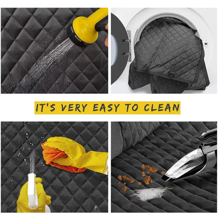 Waterproof Dog Seat Cover with View Mesh and Scratch Prevent Antislip for Trucks ,Cars and SUV.