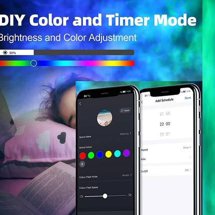 Star Projector Galaxy Light Bedroom connected with Alexa and Google Home.