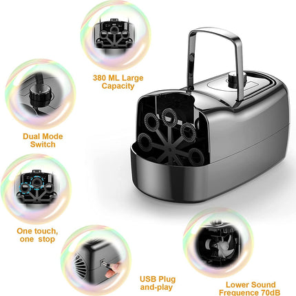 Bubble Machine Kids, Automatic Maker Toy.