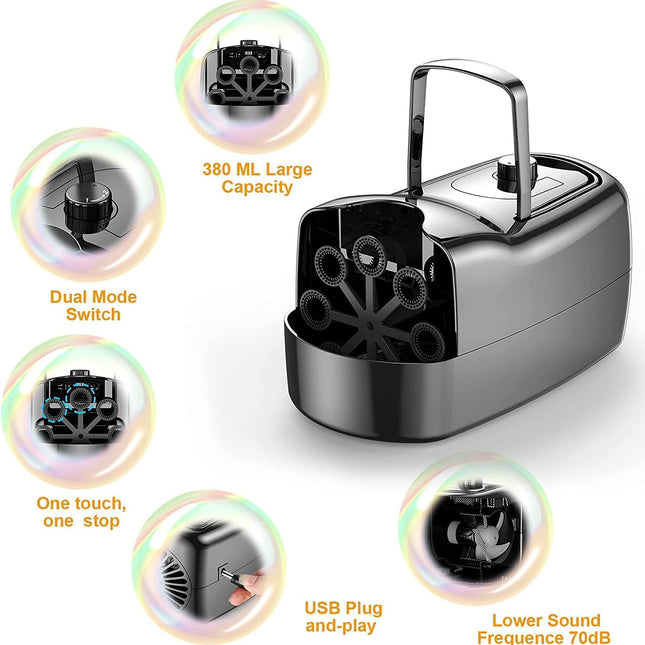 Bubble Machine Kids, Automatic Maker Toy.