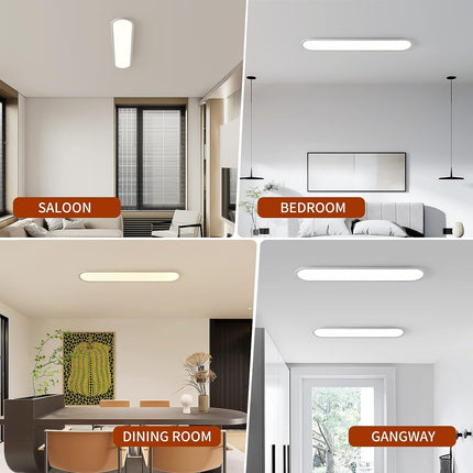 Dimmable LED Ceiling Light, 48W White.