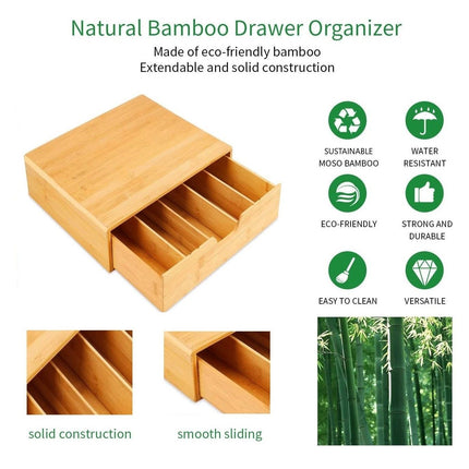 Bamboo K-Cup Coffee Pod Holder Storage Organizer  for Kitchen, Jewelry and Cosmetic.