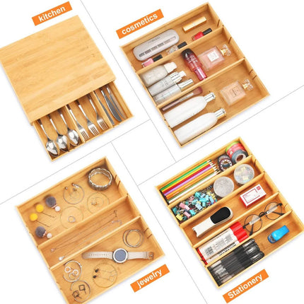 Bamboo K-Cup Coffee Pod Holder Storage Organizer  for Kitchen, Jewelry and Cosmetic.