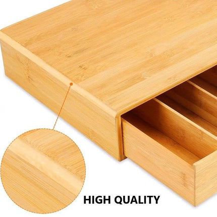 Bamboo K-Cup Coffee Pod Holder Storage Organizer  for Kitchen, Jewelry and Cosmetic.