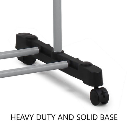 Folding 3 Tier Clothes Laundry Drying Rack with Stainless Steel Tubes for Indoor & Outdoor Home.