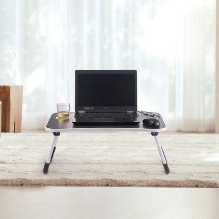 Laptop Bed Desk with Storage and foldable legs for Adults, Kids & Home Office.