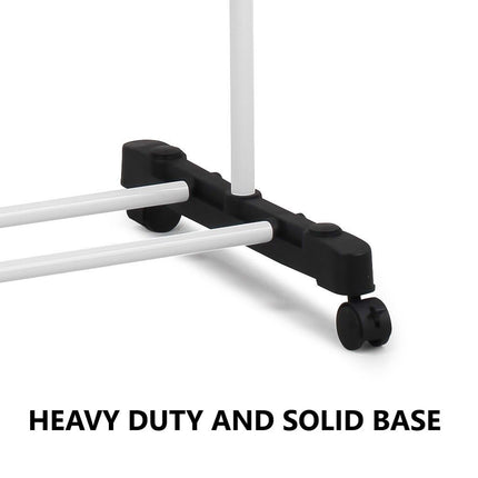 CARLA HOME Folding 3 Tier Clothes Laundry Drying Rack with Stainless Steel Tubes for Indoor & Outdoor Home.
