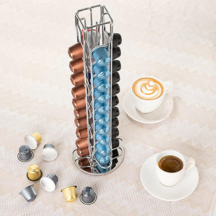 Coffee Pods Holder Storage Compatible with 40 Nespresso Pods.