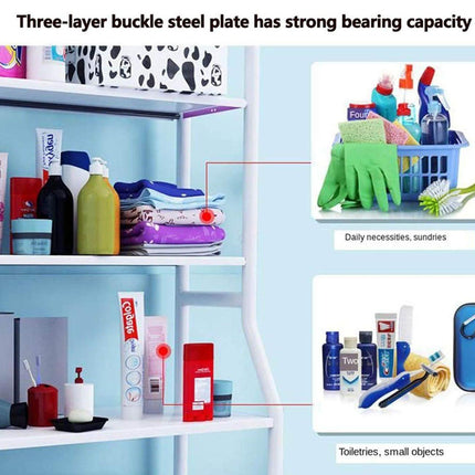 CARLA HOME 3-Tier Over Washing Machine Storage Rack for Laundry Room or Kitchen.