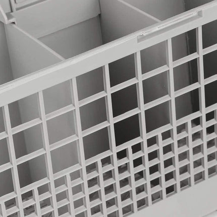 CARLA HOME 8 Slot Universal Dishwasher Cutlery Basket with Handle and Lid which Fits Most Brands (240mm X 135mm X 122mm).