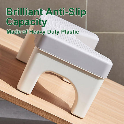 CARLA HOME Toilet Poop Stool Squat Adult for Easy Pooping for Bathroom Adults and Kids.