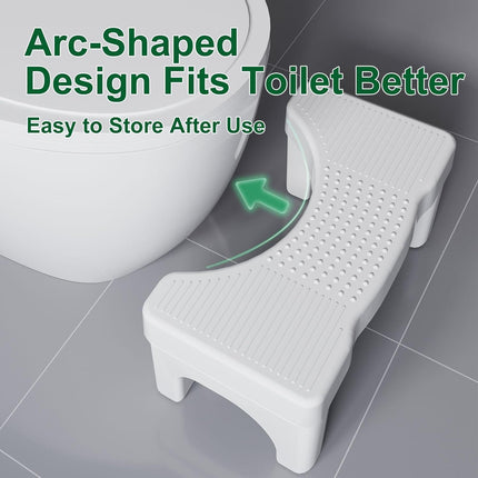CARLA HOME Toilet Poop Stool Squat Adult for Easy Pooping for Bathroom Adults and Kids.
