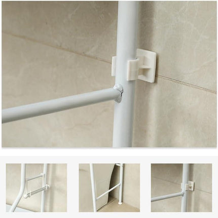 CARLA HOME 3-Tier Over Washing Machine Storage Rack for Laundry Room Space Saving, Towels, Detergent & Bathroom Essentials.