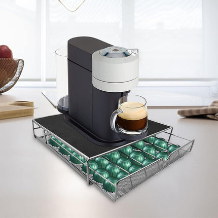 CARLA HOME K-Cup Coffee Pod Drawer for 36 Coffee Pods Storage for Home Kitchen Counter Organizer.