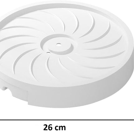 CARLA HOME Rolling Plant Stand with 360° Wheels for Indoor Pots (26 cm).
