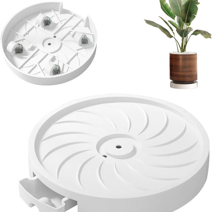 CARLA HOME 2-Pack Rolling Plant Stand with 360° Wheels for Indoor Pots (26 cm).