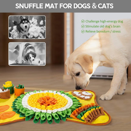CARLA HOME Snuffle Interactive Feeding Mat Toy for Dogs & Pets.