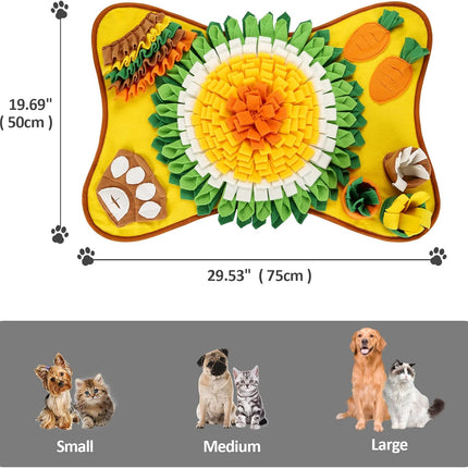 CARLA HOME Snuffle Interactive Feeding Mat Toy for Dogs & Pets.