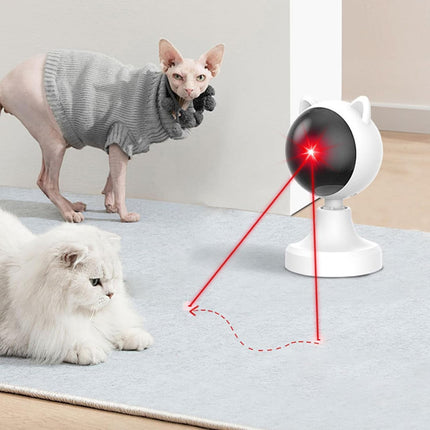 CARLA HOME Interactive Laser Toy for Cats with Adjustable Angle, USB Rechargeable & 2 Speed Modes.