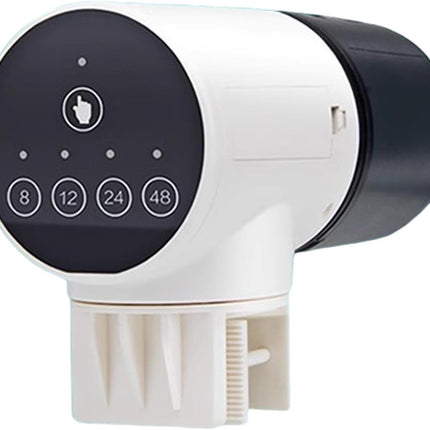 CARLA HOME Automatic Fish Feeder with Timer, Moistureproof Dispenser & Rechargeable Feeding for Aquarium or Tank.