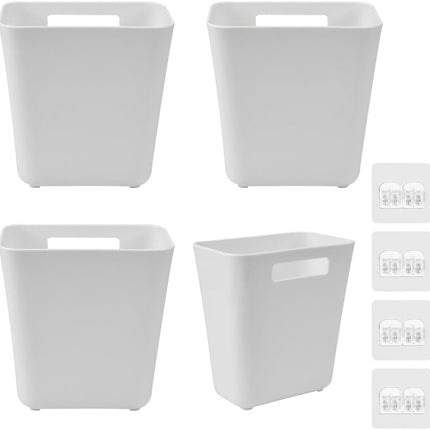CARLA HOME 4-Pack Self-Adhesive Wall Storage Box for Cabinet Doors, Kitchen, Bathroom & Office.