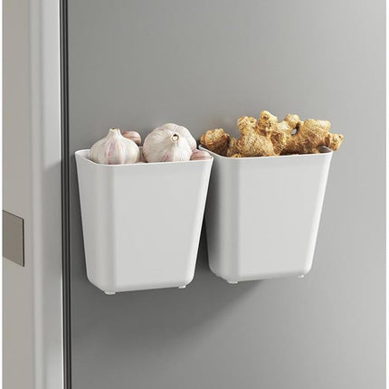 CARLA HOME 4-Pack Self-Adhesive Wall Storage Box for Cabinet Doors, Kitchen, Bathroom & Office.