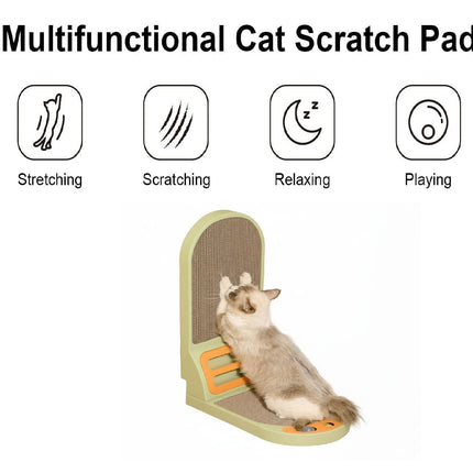 CARLA HOME Vertical Cat Scratching Board with Durable Cardboard for Indoor Cats.