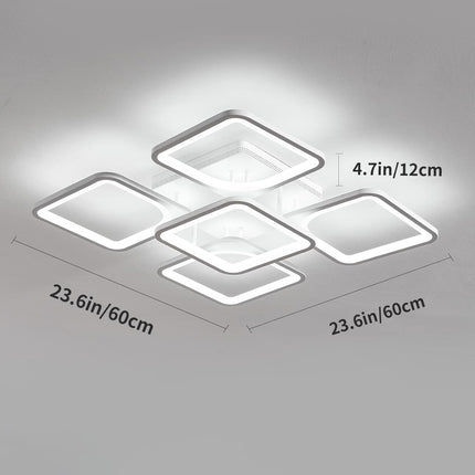 Modern LED Ceiling Light Remote Control (60 cm).