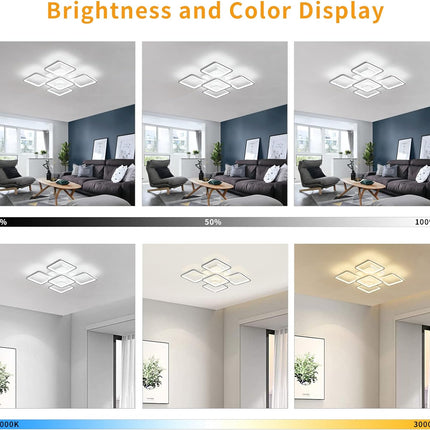 Modern LED Ceiling Light Remote Control (60 cm).