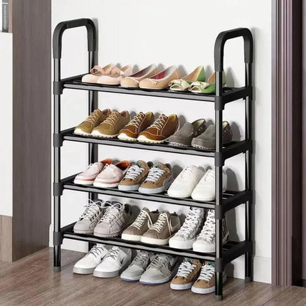 4-Layer Multi-Function Shoe Rack Space Saver.
