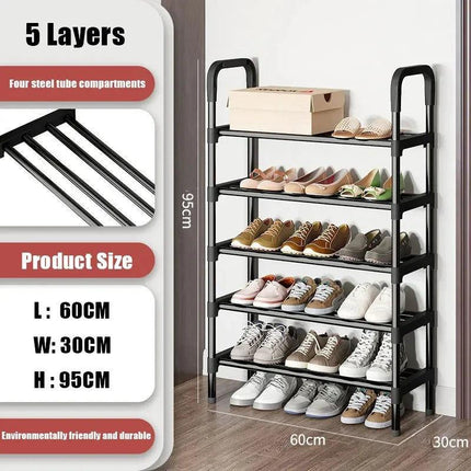 5-Layer Multi-Function Shoe Rack Space Saver.