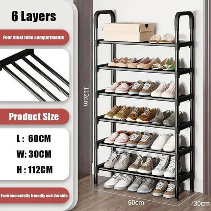 6-Layer Multi-Function Shoe Rack Space Saver.
