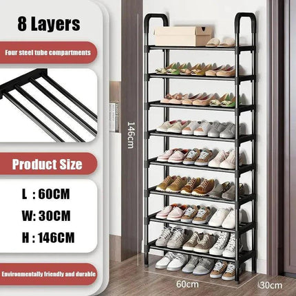 8-Layer Multi-Function Shoe Rack Space Saver.